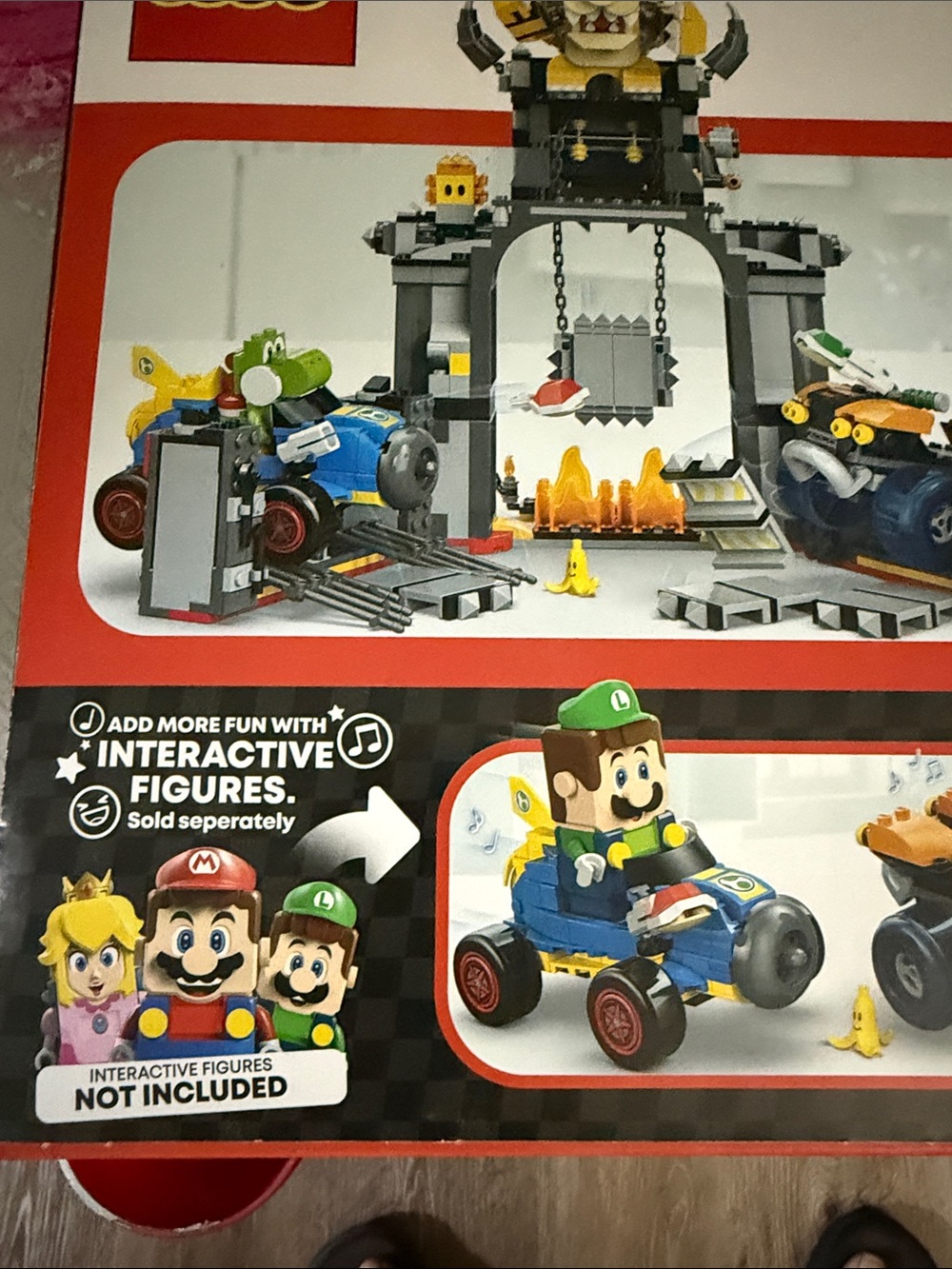 Lego Mario Kart Bowser Castle Showdown – Red, Black, Yellow - Picture 3 of 11